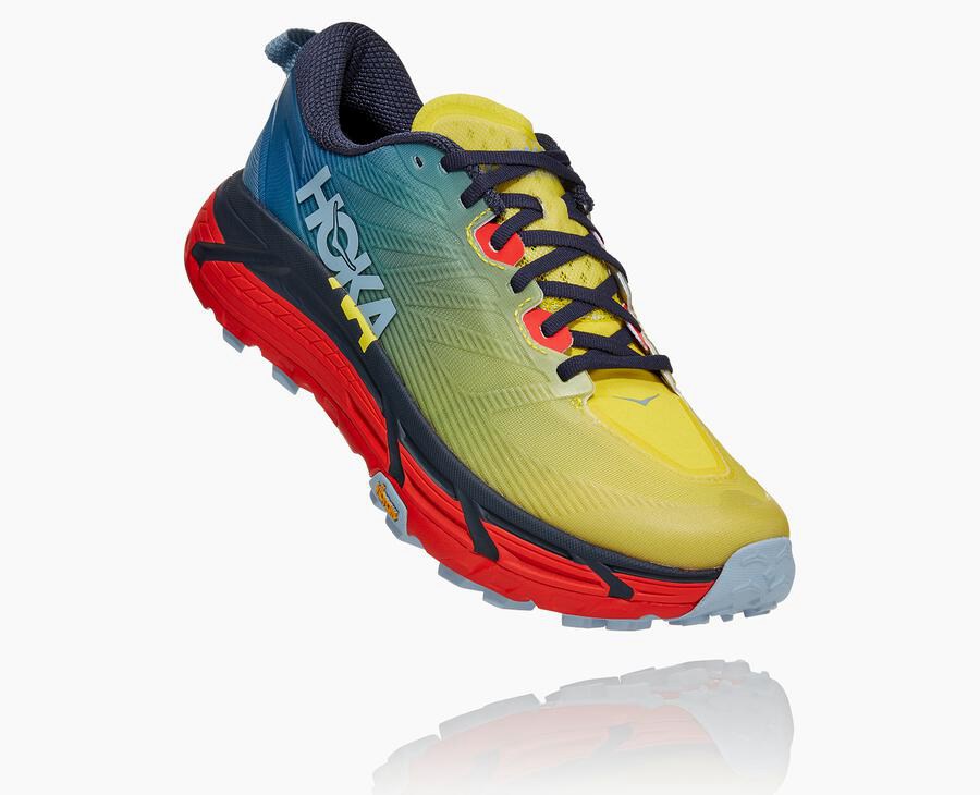 Hoka Australia One One Mafate Speed 3 - Mens Trail Shoes Blue - UXQID-2908